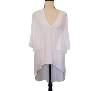 ZARA Trf White Blouse Size S